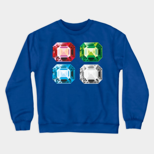 Gem Christals Crewneck Sweatshirt by Mechanik